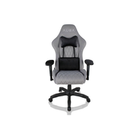 AURA Aria Gaming Chair, Ergonomic Design, 4D Armrests, 4-Way Lumbar Support, Reclining Function, Full Moulded Foam, 180kg, Breathable Fabric, Gray | ARIA-GRY