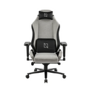 Navodesk Apex Core Gaming Chair, SoftKnit, Lumbar & Neck Pillows for Extra Support, 4D Armrests, Class 4 Hydraulics with 5 Star Wheelbase, Tilt Mechanism with 90-135°, Grey | APEX-CR-GY