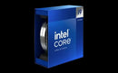 Intel Core i9 processor packaging on a black background