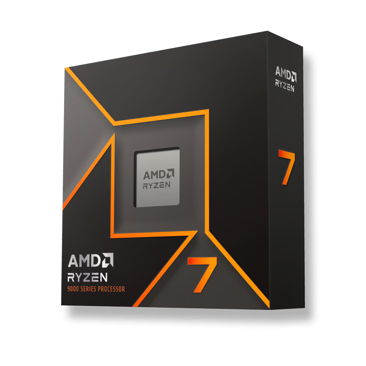 AMD Ryzen 7 9700X AM5 CPU Processor, 8 Cores & 16 Threads, 5.5 GHz Max Boost Clock, 8MB L2 & 32MB L3 Cache, AMD Radeon Graphics, DDR5-5600 ECC, Zen 5 Architecture, PCIe 5.0 x16 | 100-100001404WOF