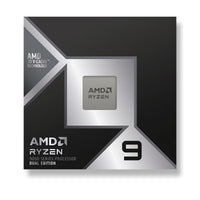 AMD Ryzen 9 9950X3D2 Dual Edition AM5 Desktop Processor, 16 Cores & 32 Threads, Up to 5.6 GHz Max Boost Clock, 192MB L3 Cache, Integrated AMD Radeon Graphics, 256GB Max Memory, DDR5-5600, PCIe 5.0 | 100-100001978WOF
