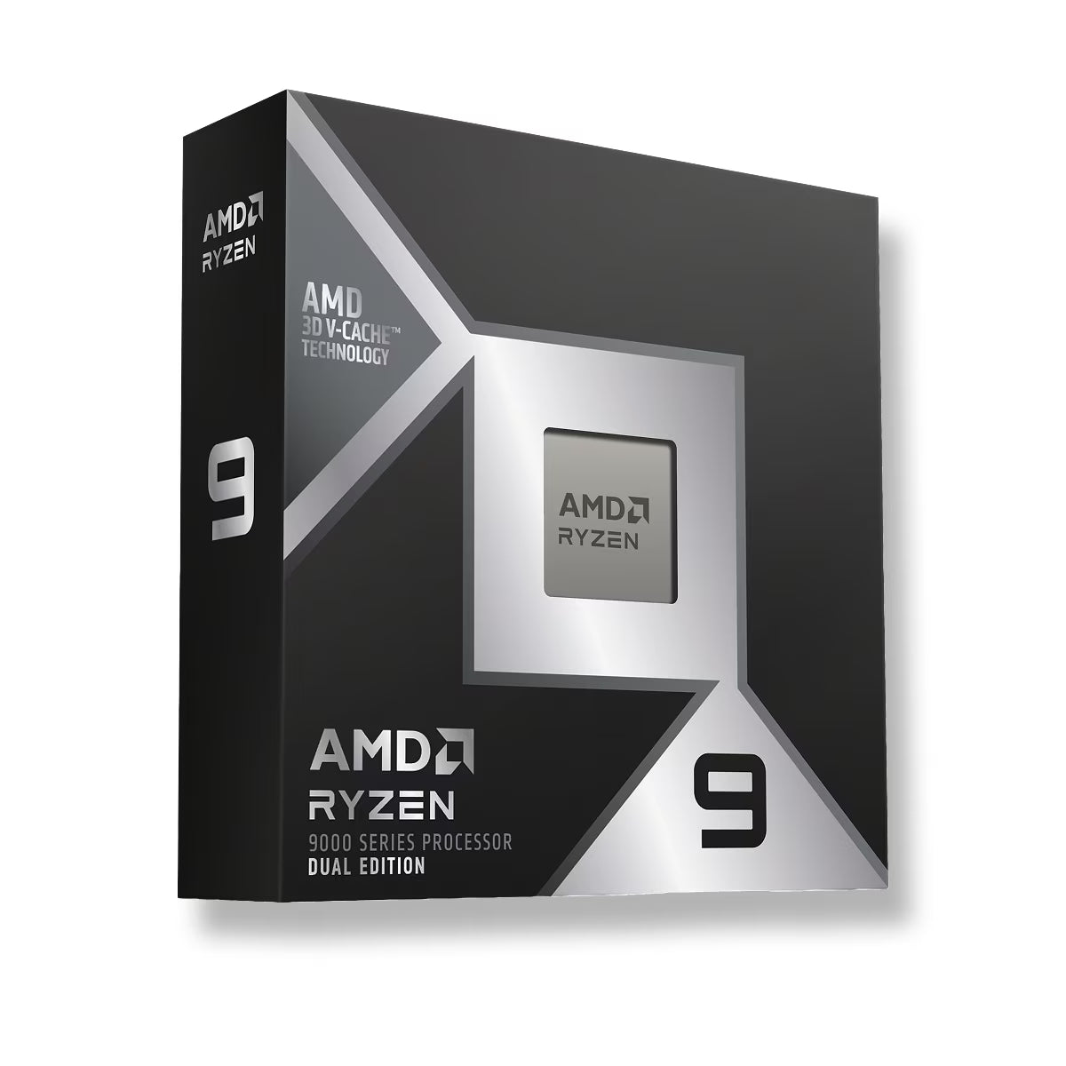 AMD Ryzen 9 9950X3D2 Dual Edition AM5 Desktop Processor, 16 Cores & 32 Threads, Up to 5.6 GHz Max Boost Clock, 192MB L3 Cache, Integrated AMD Radeon Graphics, 256GB Max Memory, DDR5-5600, PCIe 5.0 | 100-100001978WOF
