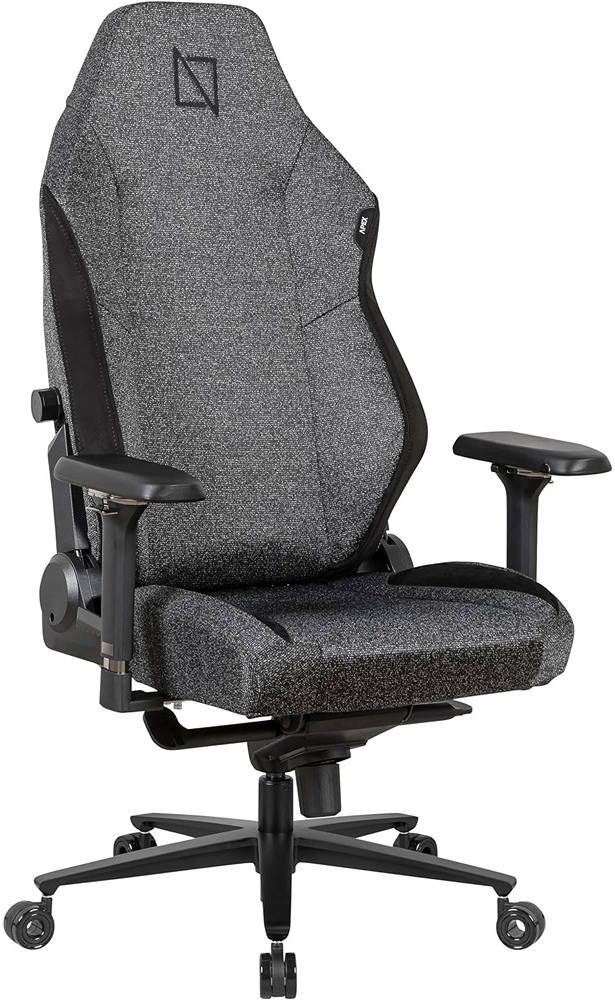 Apex Pro - Ultraweave Premium ergonomic gaming support with 4D armrests and memory foam comfort.