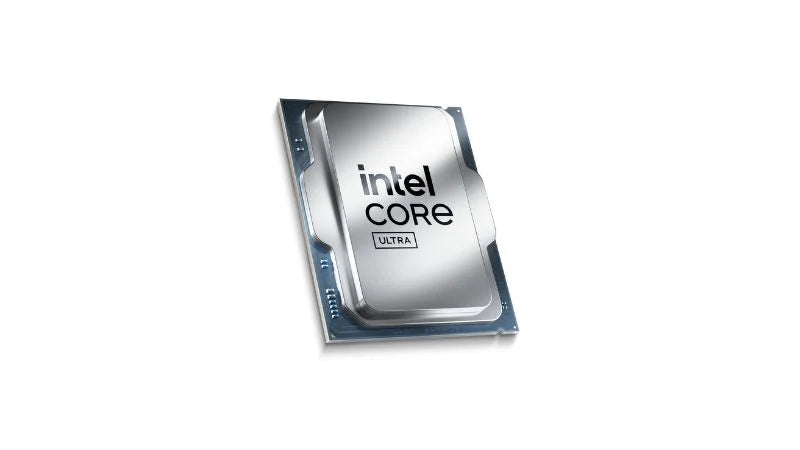 Intel Core processor on a white background