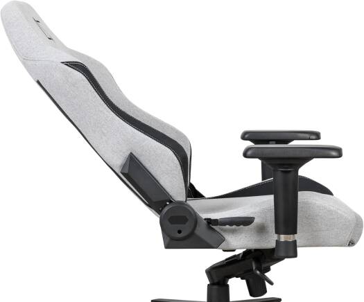 Navodesk Apex Core Gaming Chair, SoftKnit, Lumbar & Neck Pillows for Extra Support, 4D Armrests, Class 4 Hydraulics with 5 Star Wheelbase, Tilt Mechanism with 90-135°, Grey | APEX-CR-GY