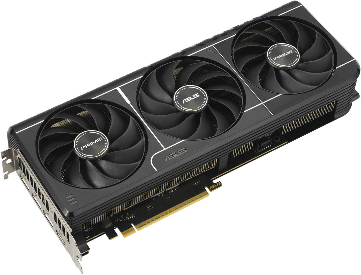 ASUS PRIME GeForce RTX 5080 16GB GDDR7 OC Edition Graphics Card, 16GB GDDR7 256-Bit Memory, 2655MHz Boost Clock, 30Gbps Memory Speed, 10752 CUDA Cores | 90YV0LX0-M0NA00