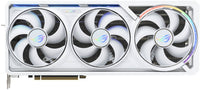 ASUS ROG Astral GeForce RTX 5090 32GB GDDR7 WHITE OC Edition Graphics Card, 32GB GDDR7 512-Bit Memory, 2580MHz Boost Clock, 28 Gbps Memory Speed, 21760 CUDA Cores, White | 90YV0LWA-M0NA00