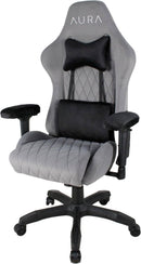 AURA Aria Gaming Chair Ergonomic Design, 4D Armrests & 4-Way Lumbar Support-GRAY