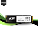 AGI 512GB AI818 PCIe NVMe M.2 Gen4x4 SLC Cache 3D TLC NAND Flash Internal Solid State Drive SSD with Heat Sink