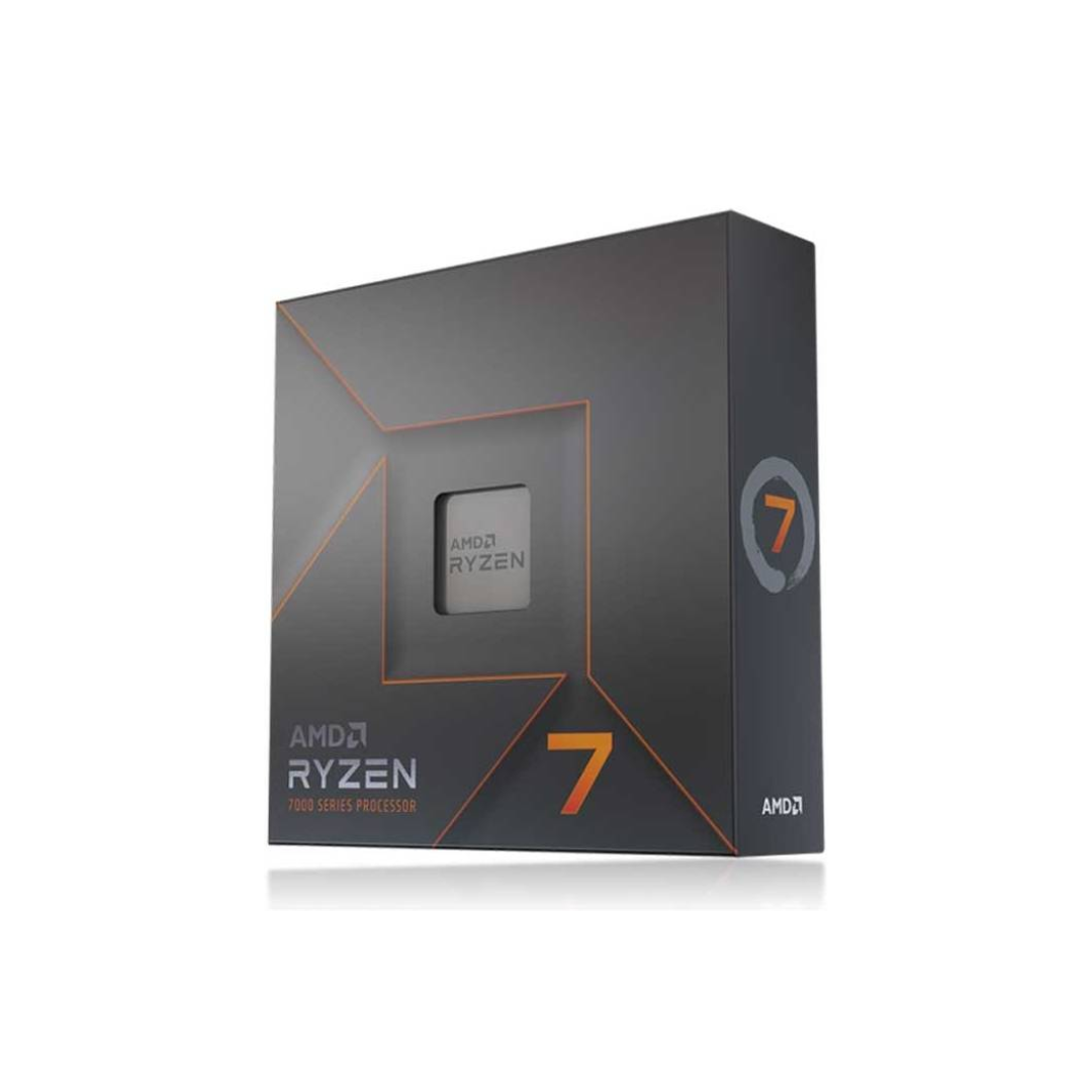 AMD Ryzen 7 7700X 4.5 GHz AM5 Processor, 8 Cores & 16 Threads, 32MB L3 Cache, 5.4 GHz Max Boost Clock, Dual Channel DDR5 Memory, 256GB Max Memory Size | 100-100000591WOF