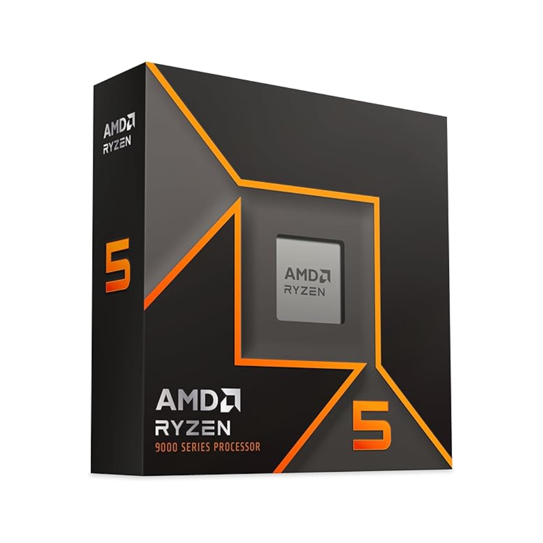 AMD Ryzen 5 9600X 3.9 GHz AM5 Processor, 6 Cores & 12 Threads, 32MB L3 Cache, 5.4 GHz Max Boost Clock, Dual Channel DDR5 Memory, 256GB Max Memory Size | 100-100000912