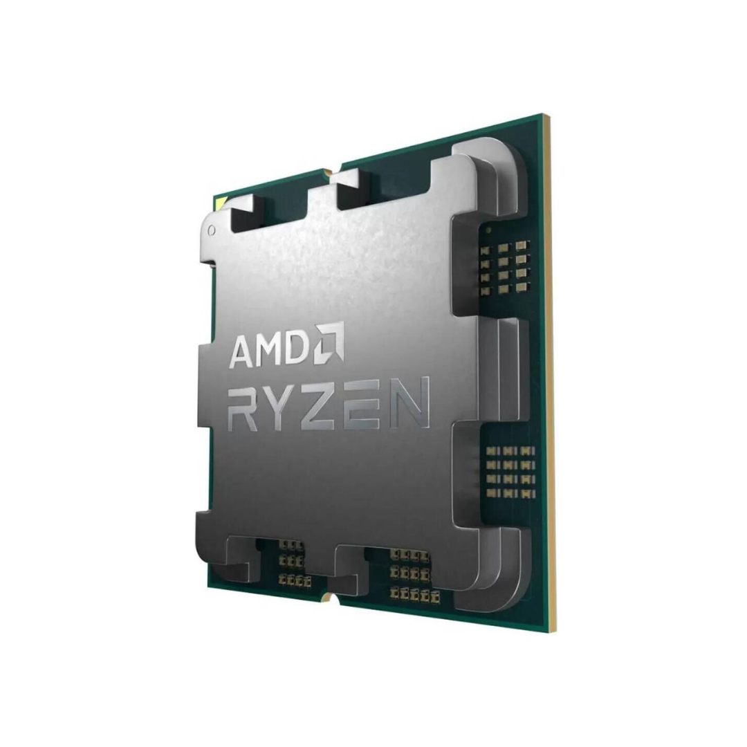 AMD Ryzen CPU on a white background