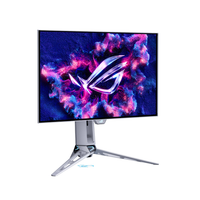 ASUS ROG Swift OLED PG27AQWP-W Gaming Monitor, 27" WOLED Display, DualQHD Resolution, 540Hz Refresh Rate, FHD 720Hz, 0.02ms GTG, G-SYNC Compatible, Glossy OLED, Silver | 90LM0CF2-B01971