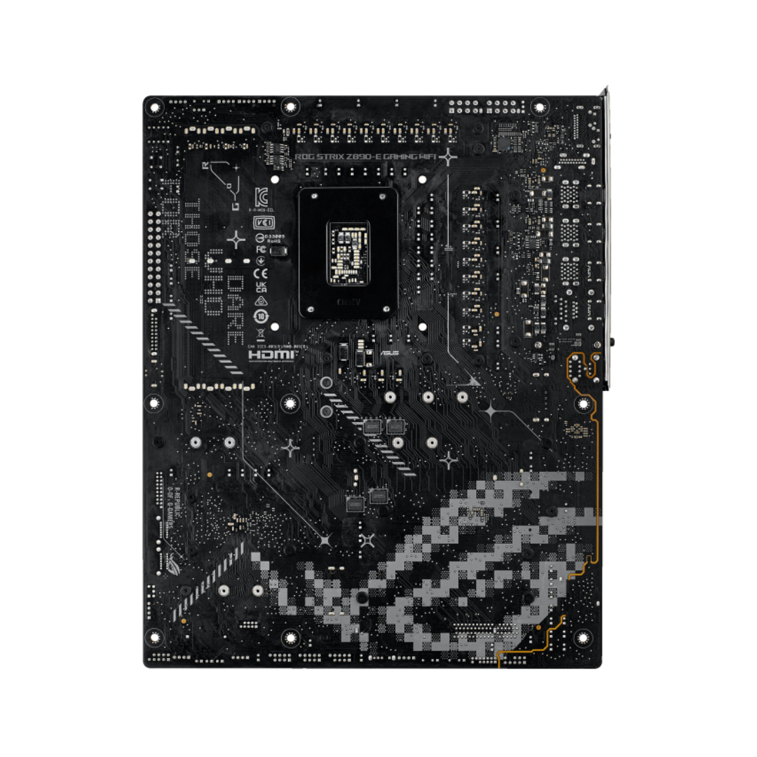 Electronic circuit board with digital design on a white background