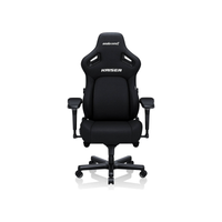 AndaSeat Kaiser 4 Series XL Gaming Chair, Linen Fabric, 5D Armrests, Pop-Out Lumbar Support, 90-135° Recline, 180kg, Carbon Black | AD12YDDC-XLL-20-B-CF