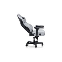 AndaSeat Kaiser 4 Series XL Gaming Chair, Linen Fabric, 5D Armrests, Pop-Out Lumbar Support, 90-135° Recline, 180kg, Ash Gray | AD12YDDC-XLL-20-G-CF