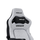 AndaSeat Kaiser 4 Series XL Gaming Chair, Linen Fabric, 5D Armrests, Pop-Out Lumbar Support, 90-135° Recline, 180kg, Ash Gray | AD12YDDC-XLL-20-G-CF