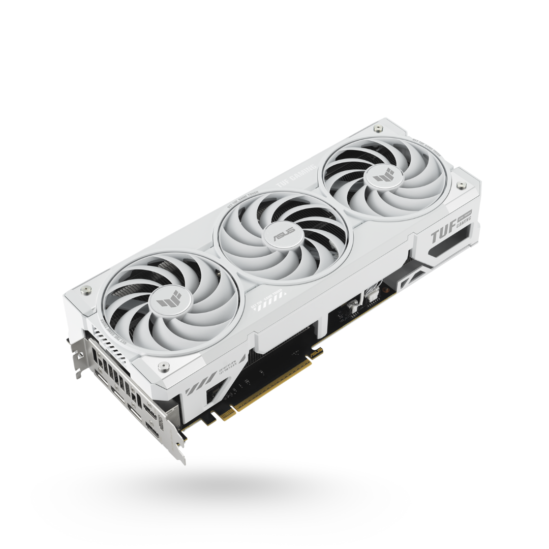 Asus GeForce RTX 5070 Ti TUF Gaming OC BTF White 16GB GDDR7 Graphics Card, DLSS 4 (2)