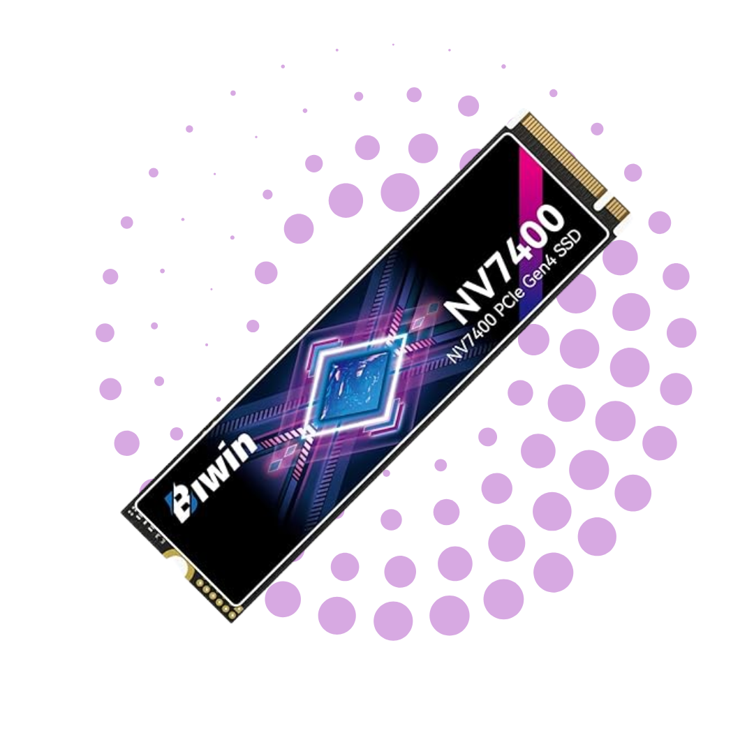 BIWIN Black Opal NV7400 1TB SSD Gen4x4, Read Speed up to 7450MB/s, NVMe M.2 2280 PCIe 4.0 Internal PC Solid State Drive for Laptop/Desktop/PS5