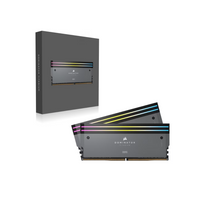 Corsair Dominator Platinum RGB RAM modules with packaging on a white background