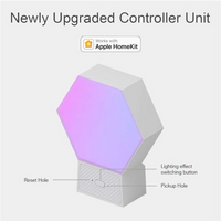 Cololight Plus Kit 7 RGB LED panels with base, HomeKit and Alexa compatible