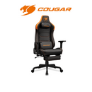 Gaming chair with Cougar logo on a white background