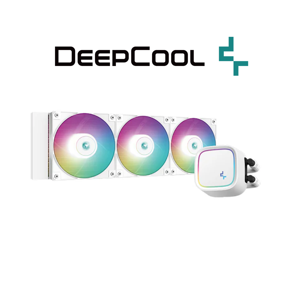 Deepcool LE720 ARGB AIO Liquid CPU Cooler, 360mm Radiator, 3x High-Performance aRGB Fans, 500~2250 RPM Fan Speed, 85.85 CFM Fan Airflow, Hydro Bearing Type, White  R-LE720-WHAMMN-G-1