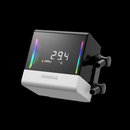 GAMDIAS computer monitor with digital display on a black background