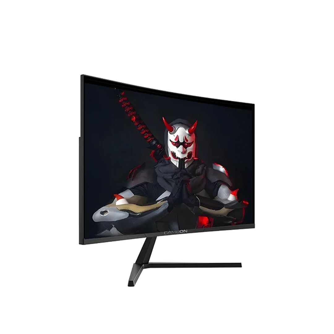 GAMEON Pro Series Curved Gaming Monitor, 27" Fast VA Display, FHD Resolution, 300Hz Refresh Rate, 0.5ms (MPRT) Response Time, AMD FreeSync Technology, R1500 Curvature, Black | GOC27F300