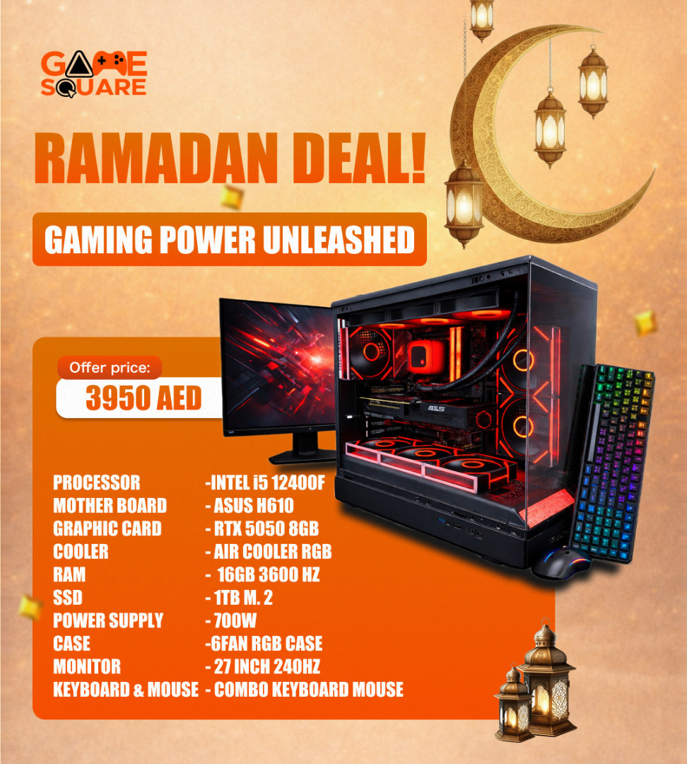 Ramadan Gaming Power Bundle | i5-12400F |  RTX 5050 8GB