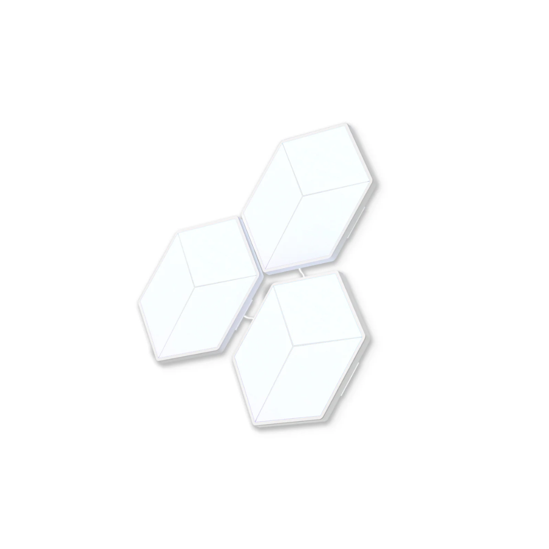 Govee Glide Hexa Pro LED light panels 10-piece RGBIC 3D wall setup