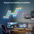 Govee Glide Hexa Pro LED light panels 10-piece RGBIC 3D wall setup