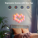 Govee Glide Hexa Pro LED light panels 10-piece RGBIC 3D wall setup