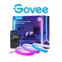 Govee Neon Rope Light 16.4ft RGBIC LED strip wall lining with app control