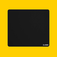 Glorious XL Gaming Mouse Pad 16x18 black with stitched edges