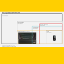 Glorious XL Gaming Mouse Pad 16x18 black with stitched edges