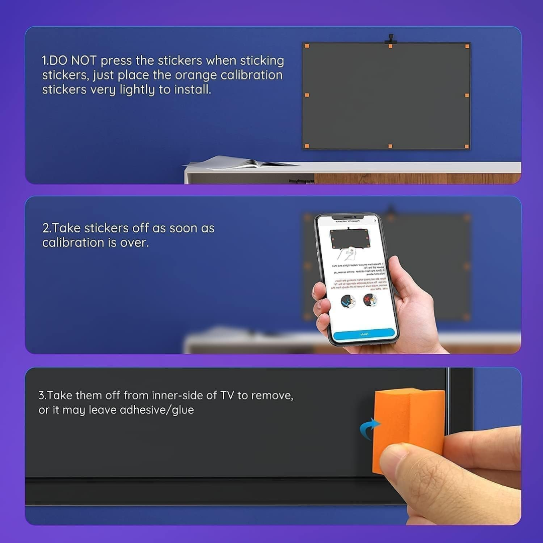 Govee Immersion TV Strip Lights for 75-85 inch TV with app control