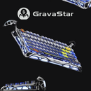 GravaStar Mercury K1 Pro 75% - Interstellar Silver Gaming Keyboard