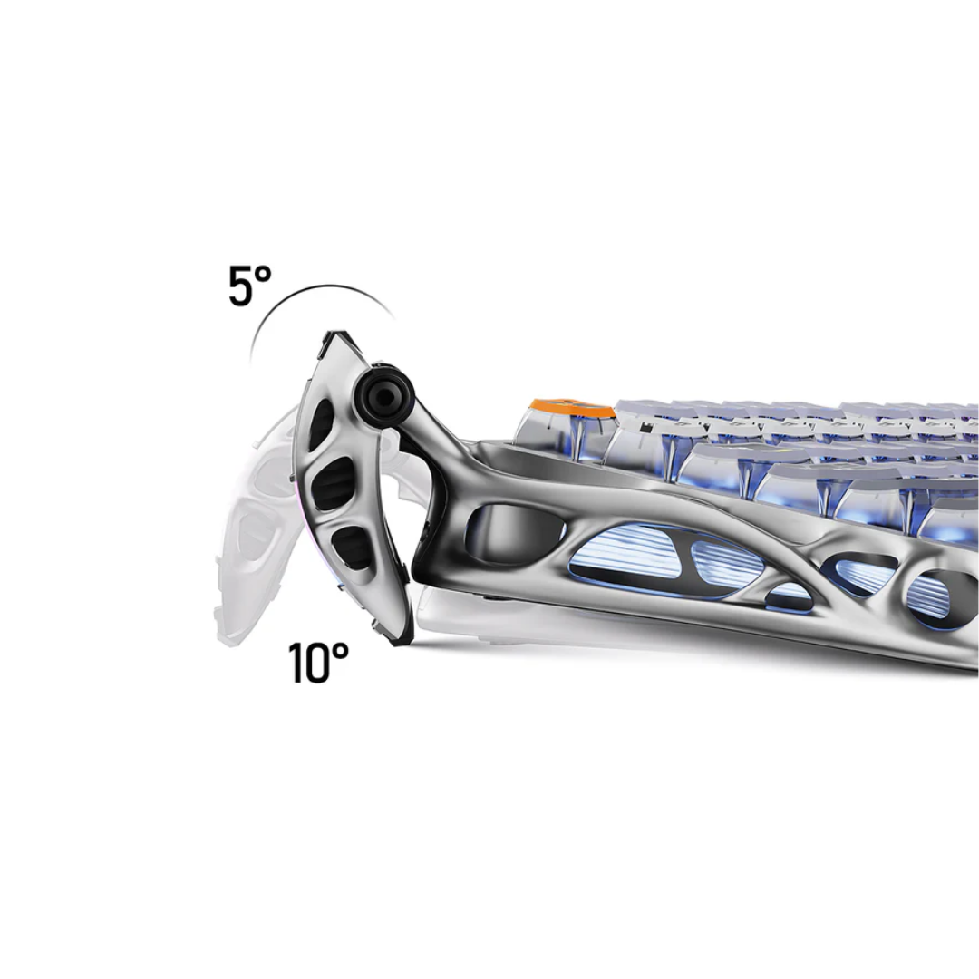 GravaStar Mercury K1 Pro 75% - Interstellar Silver Gaming Keyboard