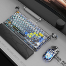 GravaStar Mercury K1 Pro 75% - Interstellar Silver Gaming Keyboard