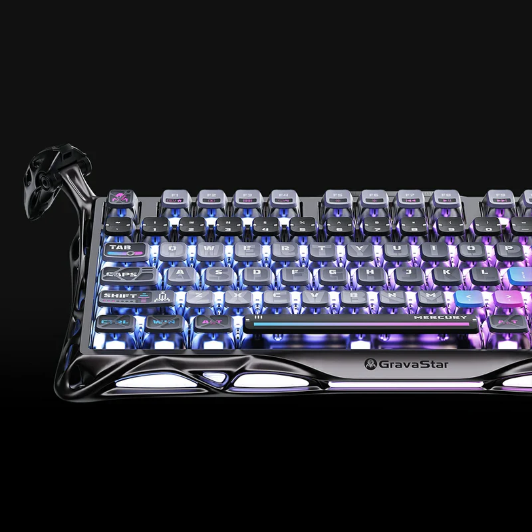 GravaStar Mercury K1 Pro Special Edition - Cyberpunk Gaming Keyboard