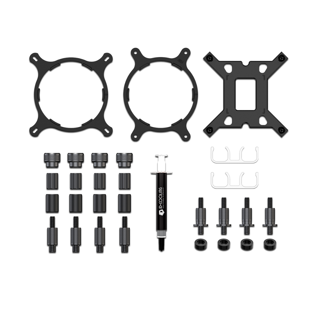 ID-COOLING FX360 360mm white AIO CPU cooler with triple ARGB fans