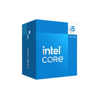 Intel Core i5 CPU packaging on a white background