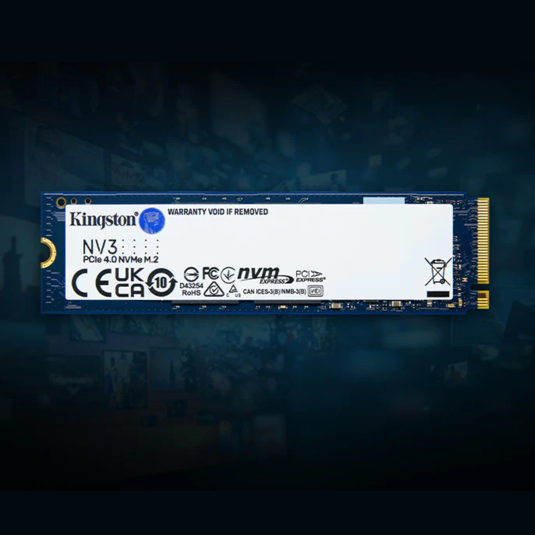 Kingston NV3 PCIe 4.0 NVMe Internal SSD, 4TB Capacity, M.2 2280 Form Factor, 6000 MBs Sequential Read & 5000 MBs Sequential Write Speed