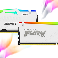 Kingston FURY Beast DDR5 2x8GB RGB, DDR5 RAM 6800MT/s, RGB gaming RAM, Kingston DDR5 memory, high performance DDR5 RAM, Intel XMP 3.0 RAM, AMD EXPO DDR5, gaming PC RAM