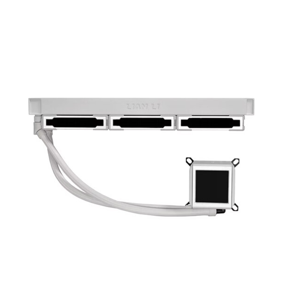 Lian Li Galahad II LCD Performance AIO RGB 360mm Liquid CPU Cooler with SL-Infinity Fans - White _ GA2ALCD36INW
