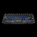 GravaStar Mercury K1 Lite - Transparent Black Gaming Keyboard