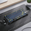 GravaStar Mercury K1 Lite - Transparent Black Gaming Keyboard