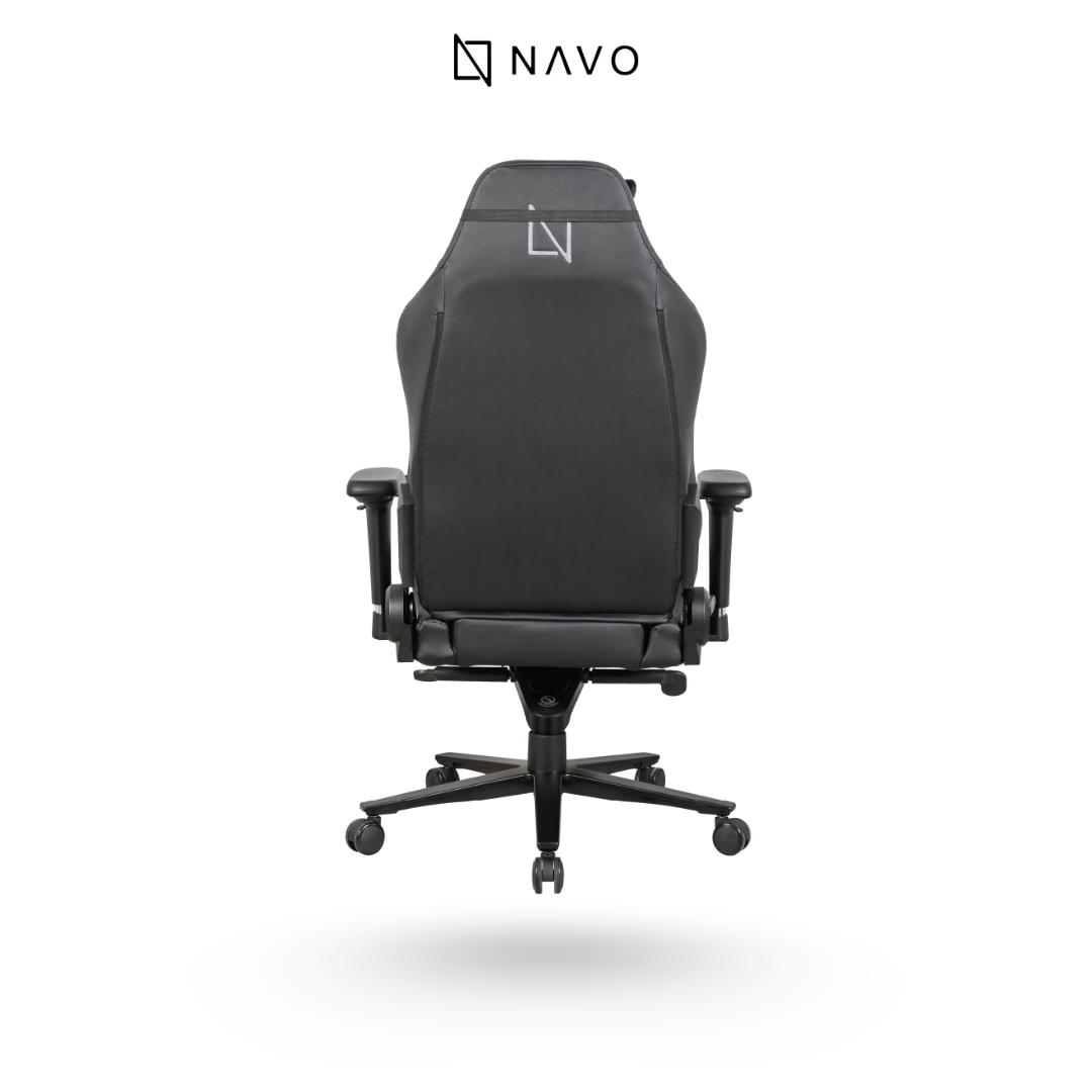 Navodesk APEX Chair, Premium Ergonomic Gaming Chair with Memory Foam Pillows, Magnetic Headrest & Integrated Lumbar Support By NAVO (CLOUD LEATHER - M, BLUE)