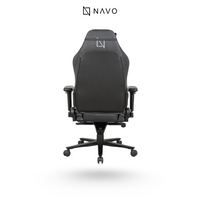 Navodesk APEX Chair, Premium Ergonomic Gaming Chair with Memory Foam Pillows, Magnetic Headrest & Integrated Lumbar Support By NAVO (CLOUD LEATHER - M, BLUE)